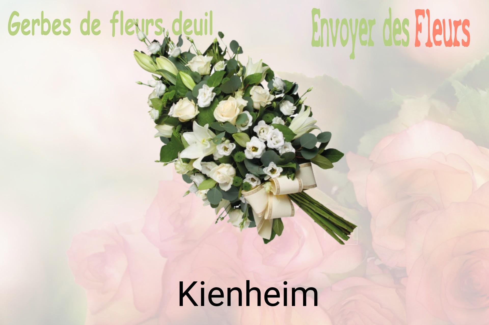 Gerbe de fleurs de deuil livrée à Kienheim